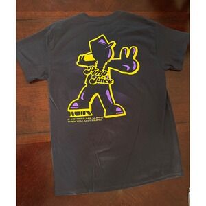 405 Brands Pimp Juice Street Outlaws Black Graphic T-Shirt Mens Medium M